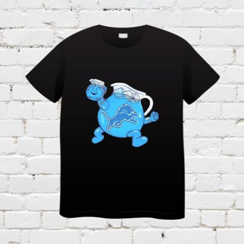Lions Kool Aid Shirt Detroit Lions Funny Tshirt Gifts  Football Shirt